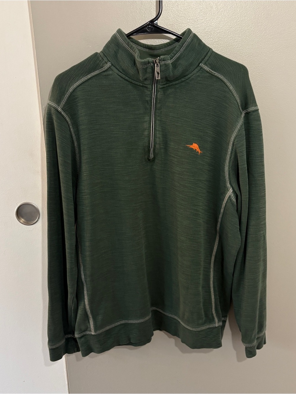 Tommy Bahama Tobago Bay Half-Zip Pullover Sweatshirt  in Green Size Men’s Large